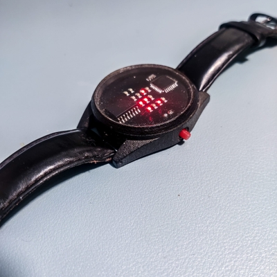 Binary Wrist Watch